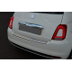 Накладка на задний бампер 3D/Cabrio (OmsaLine, нержавейка) для Fiat 500/500L 2013-2022 гг