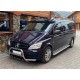Козирьок на лобове скло (чорний глянець, 5мм) для Mercedes Vito W639 2004-2014 рр