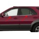 Окантовка вікон (4 шт, нерж) OmsaLine - Італійська нержавійка для Kia Sorento I BL 2002-2009 рр
