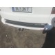 Накладка на задний бампер с загибом (ABS-пластик) Матовая для Volkswagen T5 2010-2015 гг
