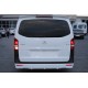 Накладка на задний бампер V1 (под покраску) для Mercedes Vito/V-class W447 2014- гг
