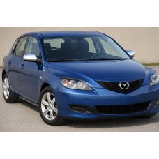 Накладка на дзеркала (2 шт, нерж.) для Mazda 3 2003-2009 рр