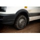 Накладки на арки широкие (4 шт, черные) для Mercedes Sprinter W906 2006-2018 гг