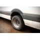 Накладки на арки широкие (4 шт, черные) для Mercedes Sprinter W906 2006-2018 гг