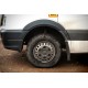 Накладки на арки широкі (4 шт, чорні) для Volkswagen Crafter 2006-2016 рр