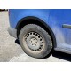 Накладки на арки (чорний мат) Коротка база, 2 зсувних дверей (метал) для Volkswagen Caddy 2004-2010 рр