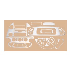 (cdi, 2000-2006) Накладки на панель (Meric) Алюміній для Mercedes Sprinter W901/902/903/904/905 рр