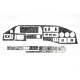 (Tdi, 1995-2000) Накладки на панель (MERIC) Титан для Mercedes Sprinter W901/902/903/904/905 рр