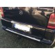 Накладка на задний бампер (Carmos V1, сталь) для Mercedes Vito W638 1996-2003 гг