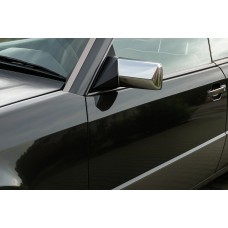 Накладки на дзеркала (2 шт, нерж) для Mercedes E-сlass W124 1984-1997 рр