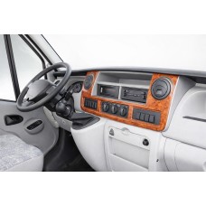 Накладки на Панель Приборов Карбон для Nissan Interstar 2002-2010 гг