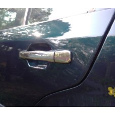 Накладки на ручки (4 шт, нерж) для Mercedes E-сlass W124 1984-1997 гг
