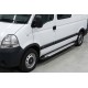 Боковые пороги Allmond (2 шт., алюминий) Короткая База для Nissan Interstar 2002-2010 гг