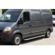 Боковые Подножки Fullmond (2 шт., Алюминий) Короткая База для Nissan Interstar 2002-2010 гг