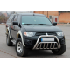 Кенгурятник (нерж.) для Mitsubishi L200 2006-2015 рр
