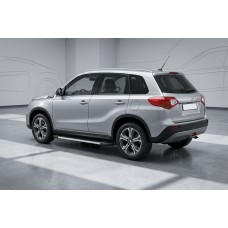 Бокові пороги RedLine V1 (2 шт., Алюміній) для Suzuki Vitara 2015- рр