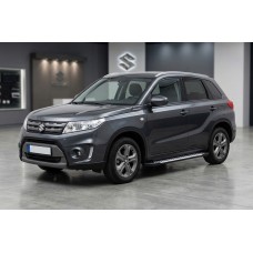 Бокові пороги Line (2 шт., Алюміній) для Suzuki Vitara 2015- рр