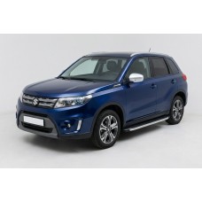 Бокові пороги Fullmond (2 шт., Алюміній) для Suzuki Vitara 2015- рр