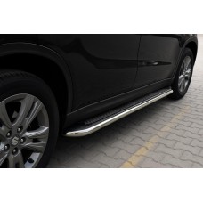 Боковые пороги Maydos V2 (2 шт., алюминий -2025 нерж) для Suzuki Vitara 2015- гг