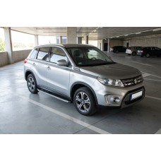 Бокові пороги BlackLine (2 шт., Алюміній) для Suzuki Vitara 2015- рр