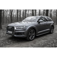 Боковые Подножки Maydos V2 (2 шт., Алюминий и Нержавейка) для Ауди Q7 2015–2026 гг