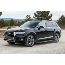 Бокові пороги Bosphorus Grey (2 шт., Алюміній) для Ауди Q7 2015- рр