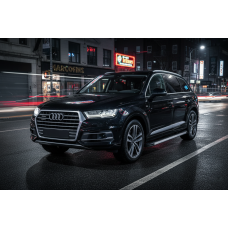 Бокові пороги Maya (2 шт., Алюміній) для Ауди Q7 2015- рр