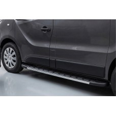 Боковые Подножки Duru (2 шт., Алюминий) Длинная База для Fiat Talento 2016- гг