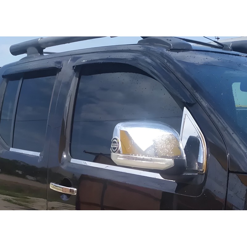 Накладки на Зеркала (2 шт, Пластик) С Поворотником для Nissan Navara 2006-2015 гг Накладки на Зеркала (2 шт, Пластик) С Поворотником для Nissan Navara 2006-2015 гг