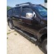 Накладки на дзеркала (2 шт, пласт.) Без повторювача повороту для Nissan Navara 2006-2015 рр