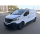 Бокові пороги Allmond Black (2 шт., Алюміній) Коротка база для Renault Trafic 2015- рр