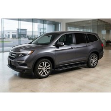 Боковые Подножки Allmond Black (2 шт., Алюминий) для Honda Pilot 2015-2022 гг