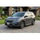 Боковые пороги Allmond Grey (2 шт., алюминий) для Honda Pilot 2015-2022 гг