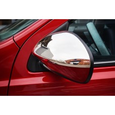 Накладки на дзеркала (2 шт, сталь) для Nissan Qashqai 2007-2010 рр