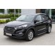 Боковые пороги Bosphorus Grey (2 шт., алюминий) для Hyundai Tucson TL 2016-2021 гг