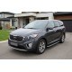 Боковые Подножки Tayga Grey (2 шт., Алюминий) для Kia Sorento III UM 2014-2020 гг