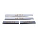 Накладка на пороги Carmos (4 шт, сталь) для Opel Astra G classic 1998-2012 рр