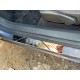 Накладки на пороги Carmos V1 (4 шт, сталь) для Opel Astra H 2004-2013 рр