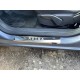 Накладки на пороги Carmos V1 (4 шт, сталь) для Opel Astra H 2004-2013 рр
