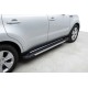 Боковые пороги RedLine V1 (2 шт., алюминий) для Kia Soul II 2013-2018 гг
