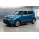 Боковые пороги Bosphorus Black (2 шт., алюминий) для Kia Soul II 2013-2018 гг