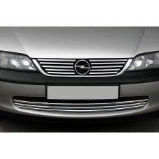 Накладки на решітку (нерж) для Opel Vectra B 1995-2002 рр