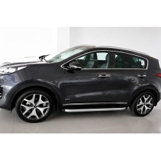 Боковые Подножки Fullmond (2 шт., Алюминий) для Kia Sportage 2015-2021 гг