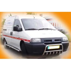 Кенгурятник WT003 (нержавейка) для Peugeot Expert 1995-2007 гг