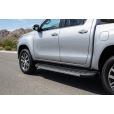 Боковые Подножки Duru (2 шт., Алюминий) для Toyota Hilux 2015- гг