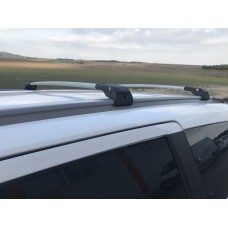 Поперечки під ключ (2 шт) Сірий для Renault Lodgy 2013-2022 рр