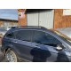 Рейлинги черные (Crown) для Honda CRV 2007-2011 гг