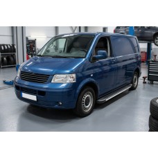 Боковые Подножки Maya V1 (2 шт., Алюминий) Короткая База для Volkswagen T5 Transporter 2003-2010 гг