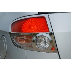 Накладки на стопи (2 шт., Пласт) для Hyundai Getz 2002- рр