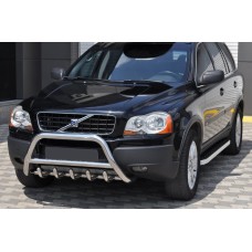 Кенгурятник WT003 (нерж.) для Volvo XC90 2002-2014 рр